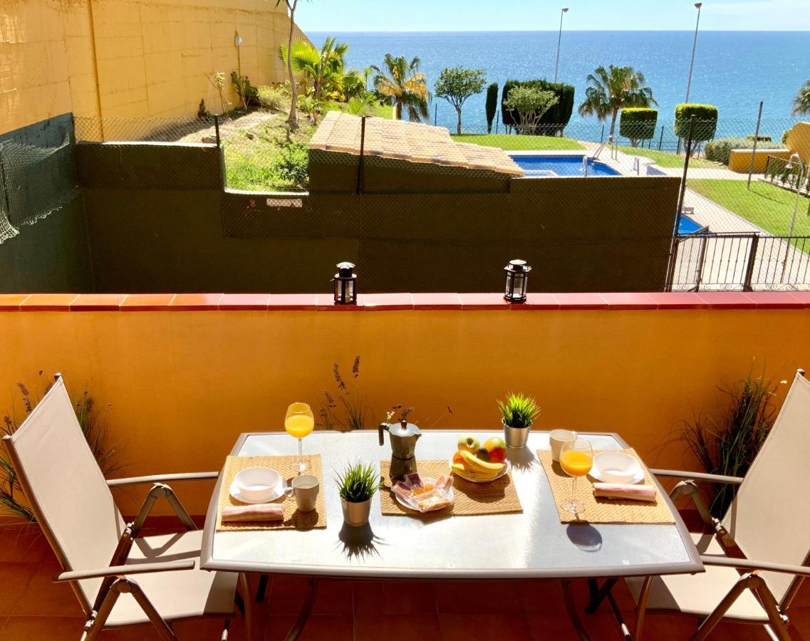 Apartamento De 2 Dormitorios, Gran Terraza, Vistas Al Mar Cerca Playa Carvajal 贝纳尔马德纳 外观 照片
