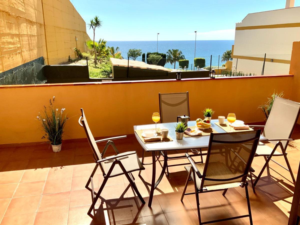 Apartamento De 2 Dormitorios, Gran Terraza, Vistas Al Mar Cerca Playa Carvajal 贝纳尔马德纳 外观 照片