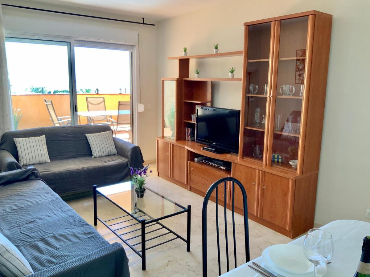 Apartamento De 2 Dormitorios, Gran Terraza, Vistas Al Mar Cerca Playa Carvajal 贝纳尔马德纳 外观 照片