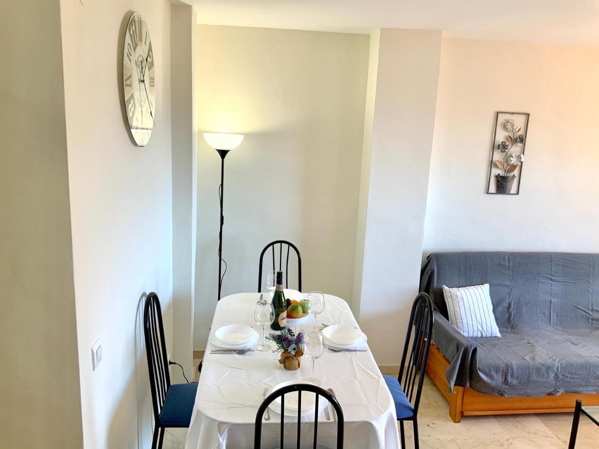Apartamento De 2 Dormitorios, Gran Terraza, Vistas Al Mar Cerca Playa Carvajal 贝纳尔马德纳 外观 照片
